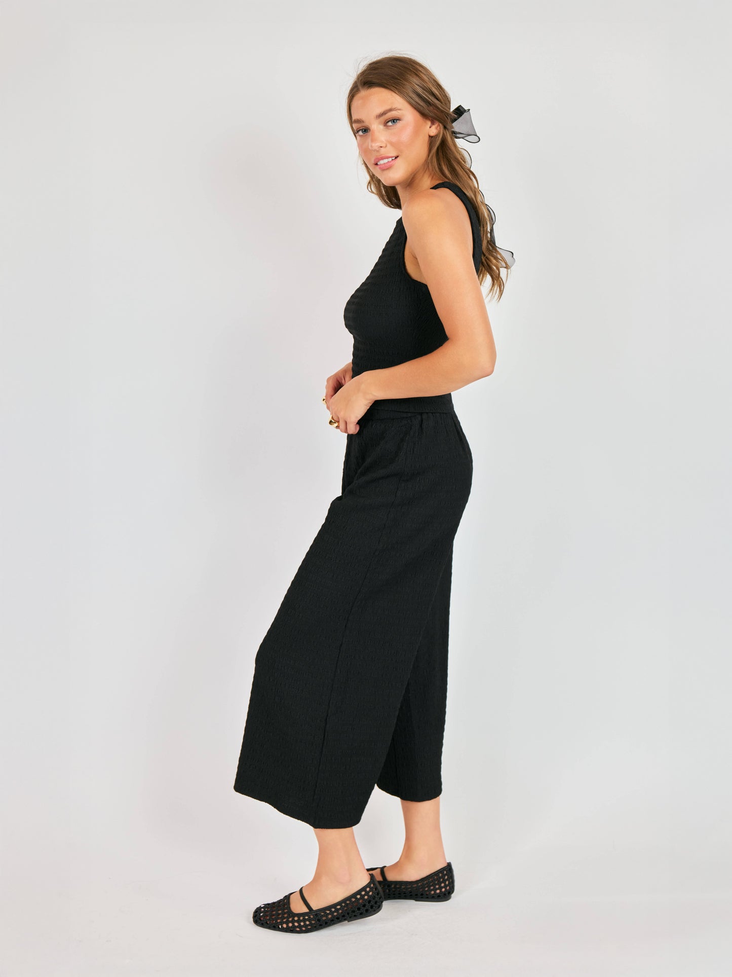 Howdy Honey Textured Pants