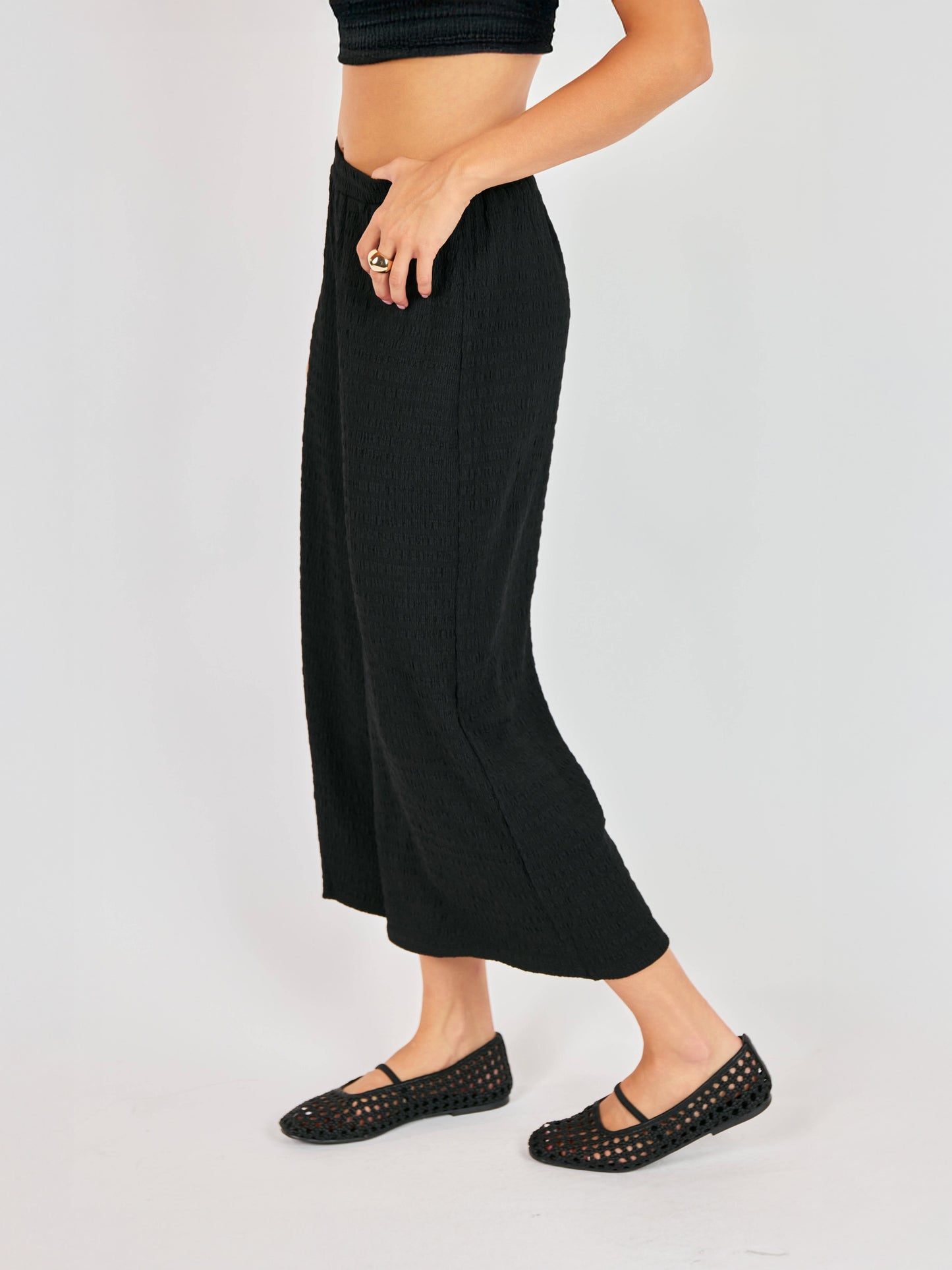 Howdy Honey Textured Pants