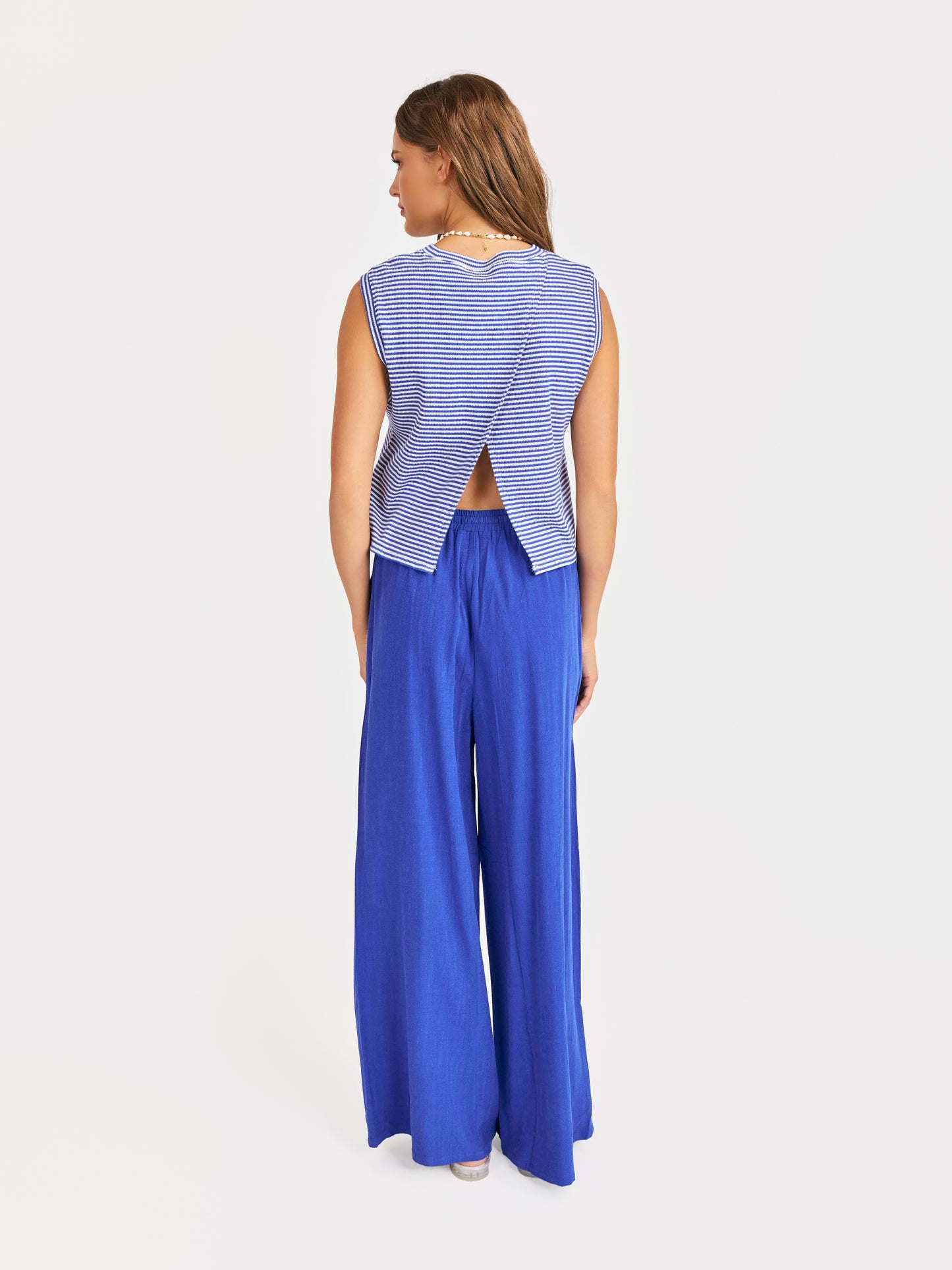 Sugarloaf Pants in Cobalt Blue - back view