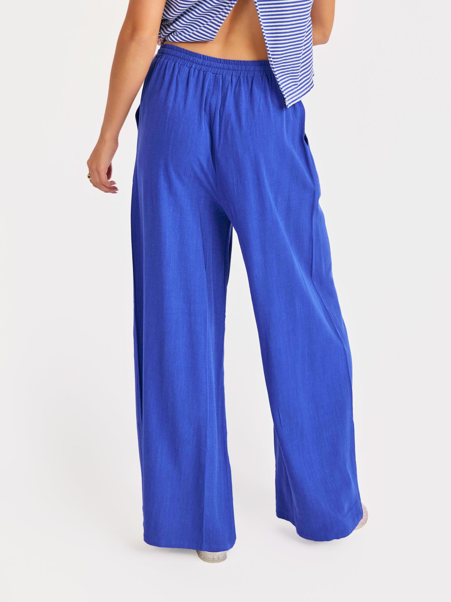 Sugarloaf Pants in Cobalt Blue - back crop view