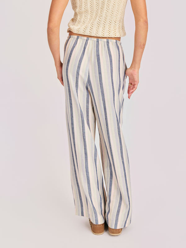 Sweetgrass Stripe Pants in Blue Multi - back crop view