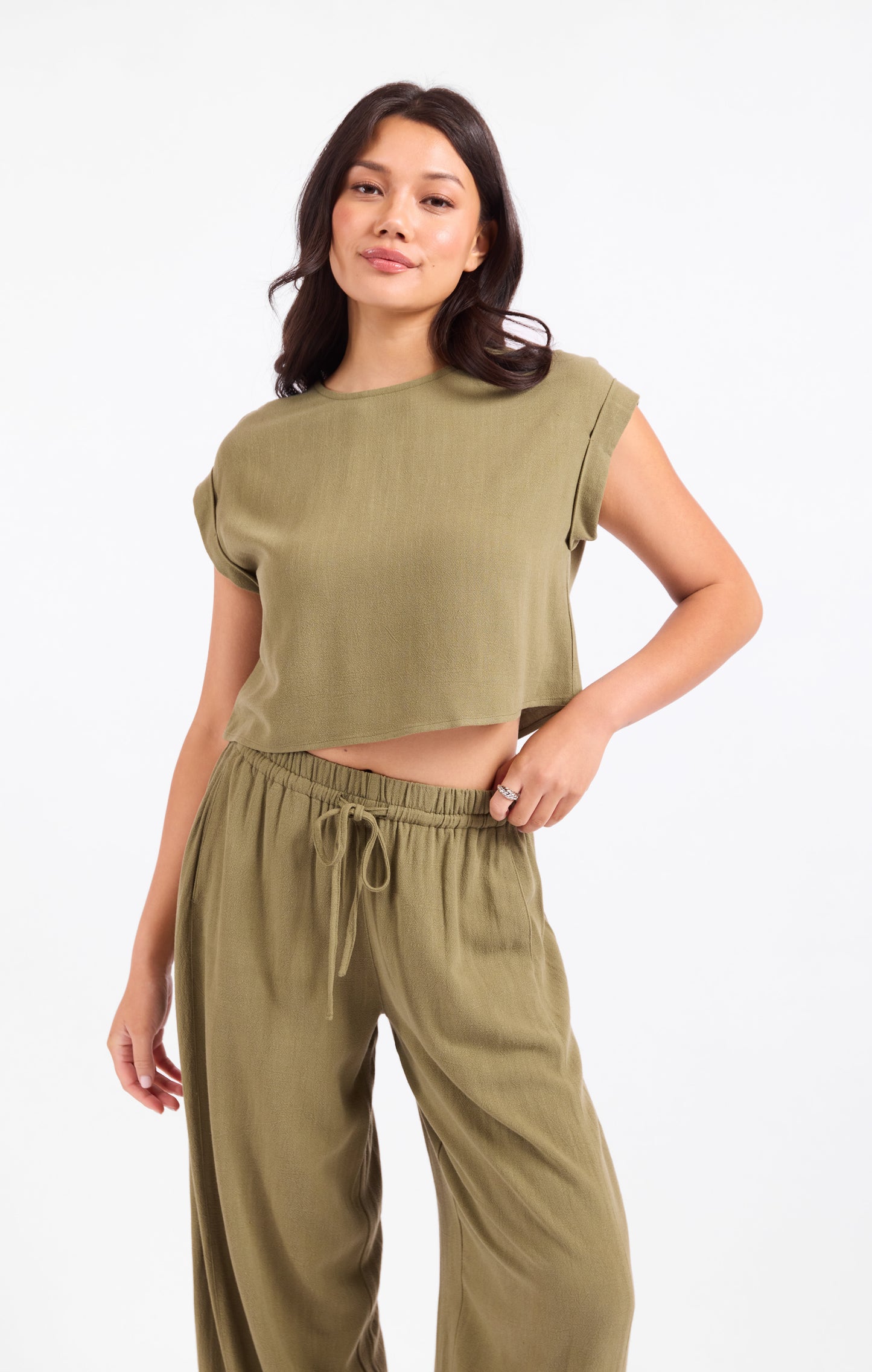Sugarloaf Cuffed Top