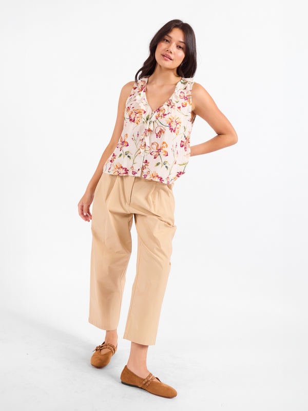 Earth Song Top in Ivory Multi - mood image
