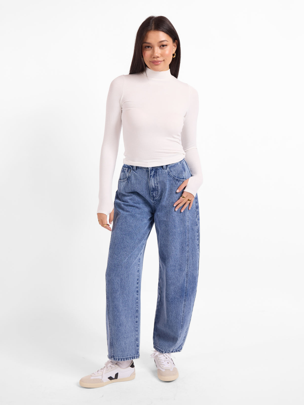 Ronan Knit Top - front view