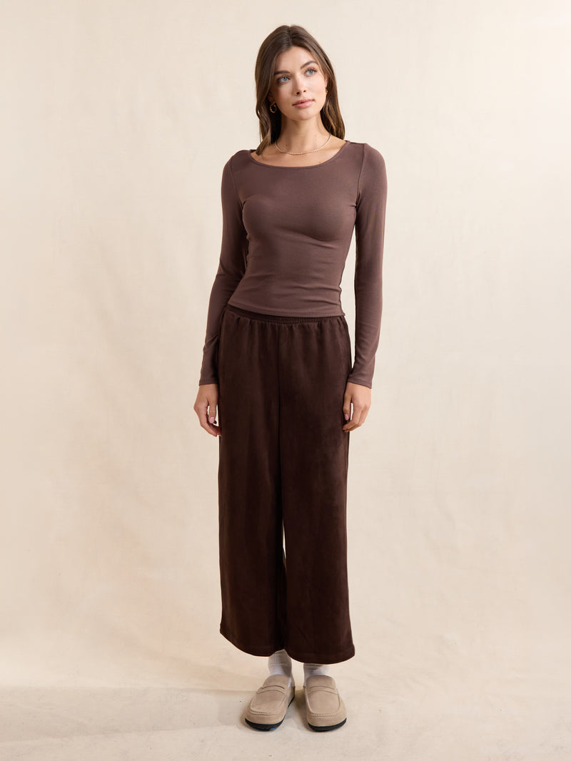 Ronan Boatneck Top - front view