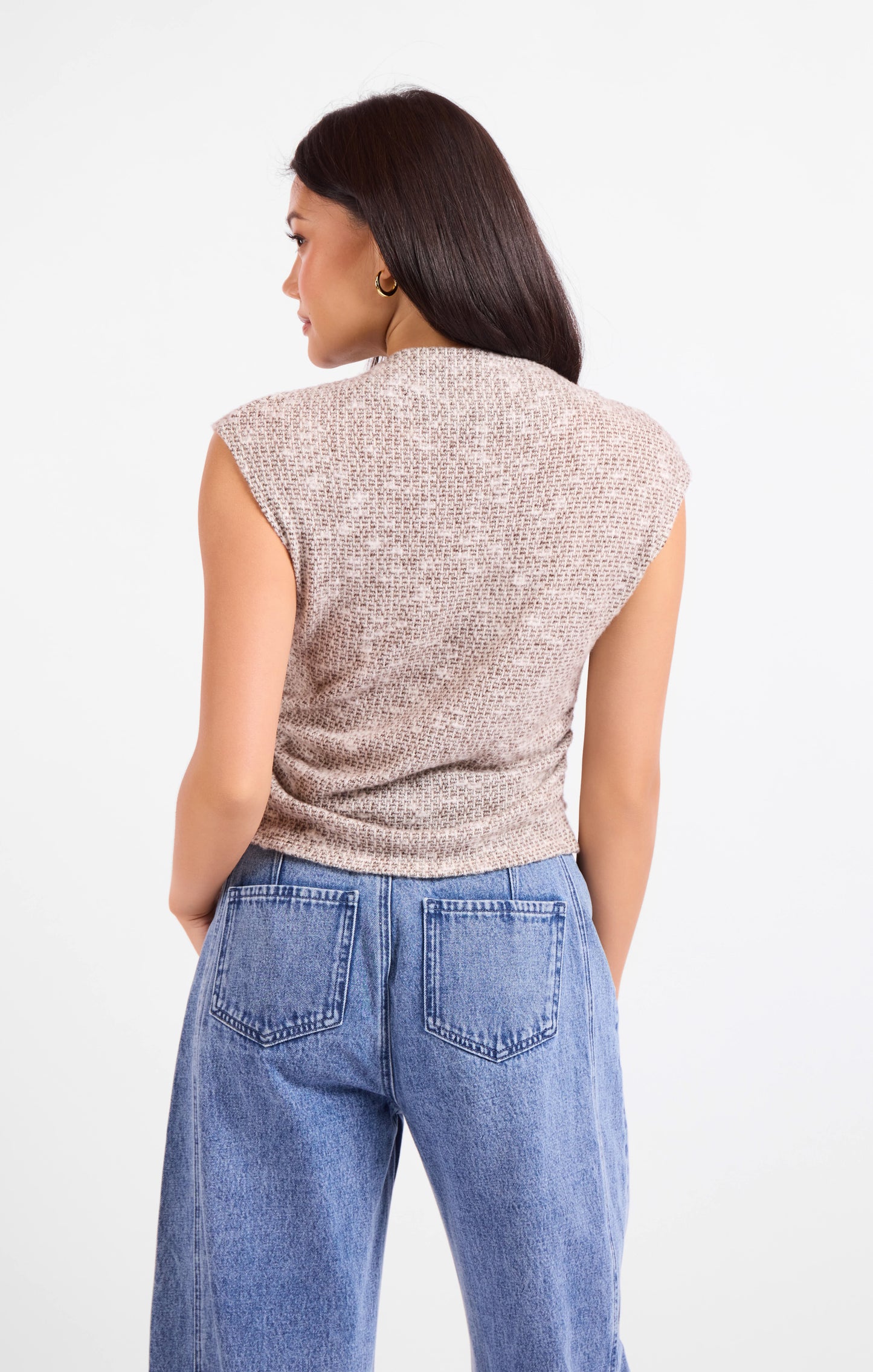 Billie Ruched Knit Top
