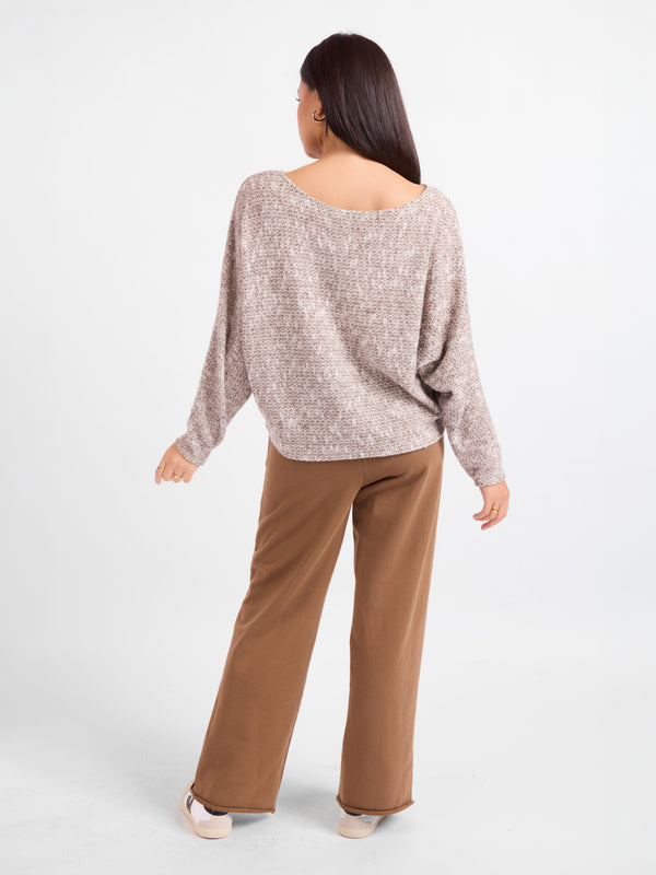 Billie Dolman Slv Knit Top - back view