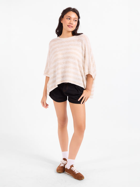Billie Stripe Brushed Dolman Top