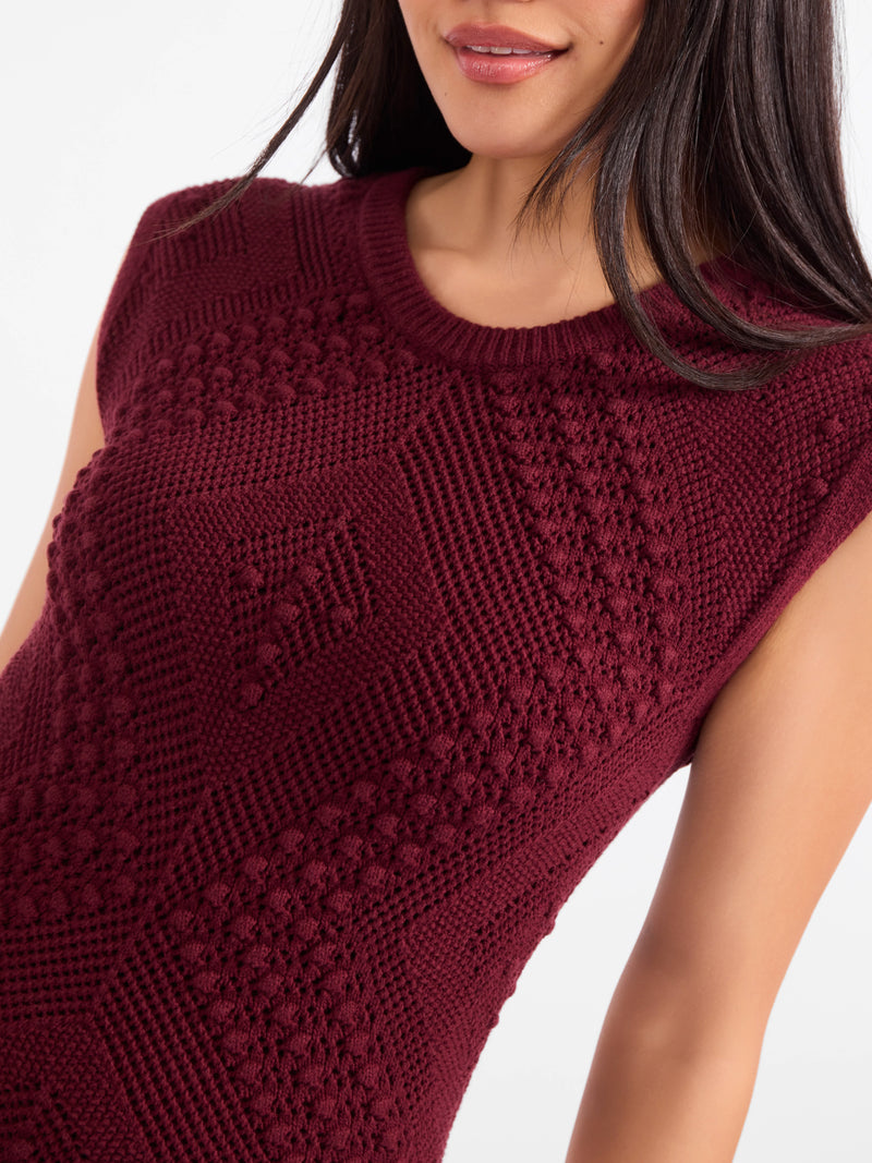 Wandering Intricate Knit Dress