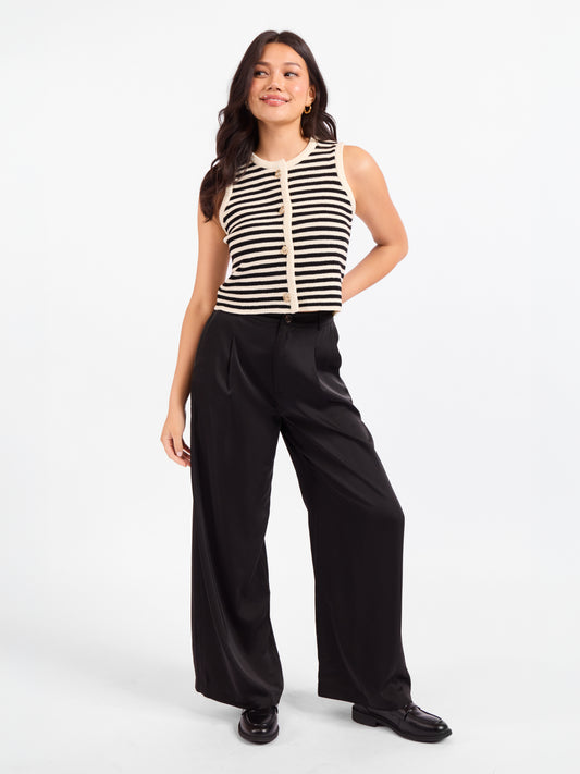 Manon Stripe Sweater Vest