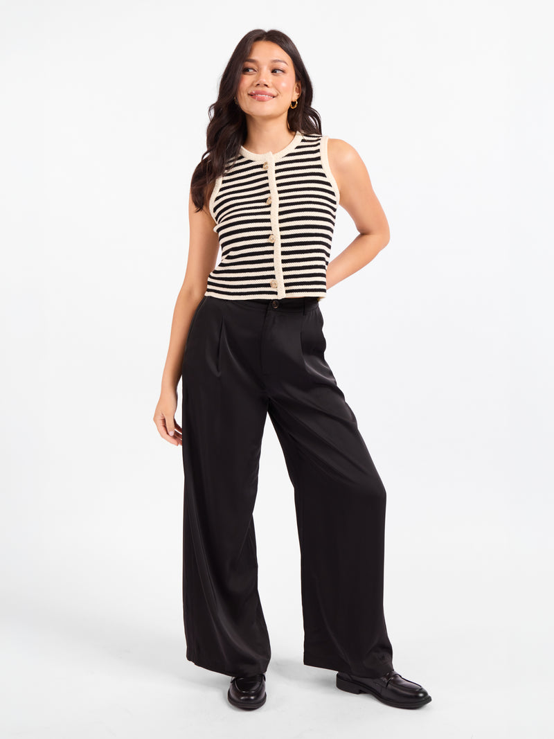 Manon Stripe Sweater Vest