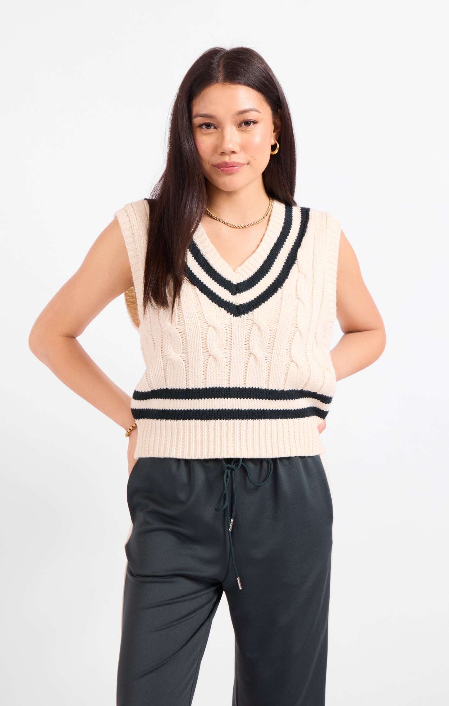 Novel V Neck Sweater Vest