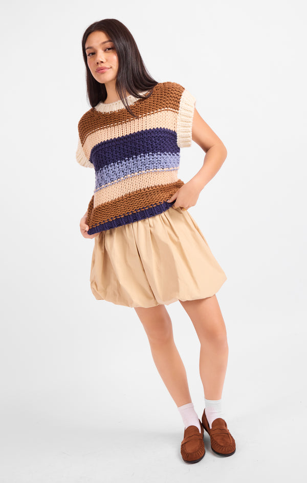 Bookmark Stripe Sweater Vest