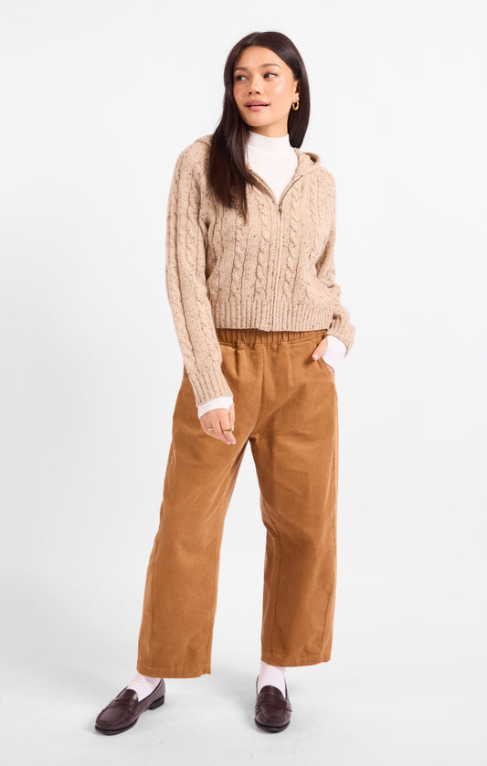 Effortless Cable Knit Cardigan