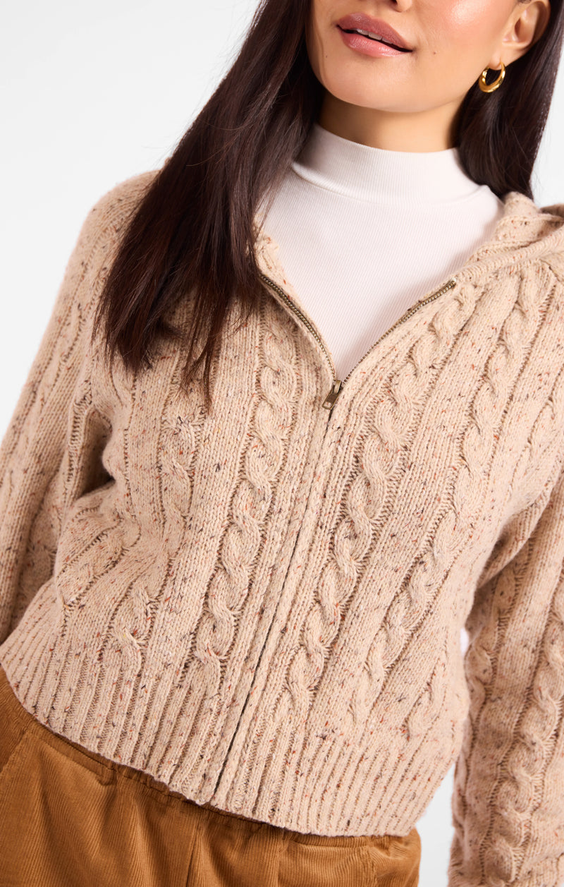 Effortless Cable Knit Cardigan