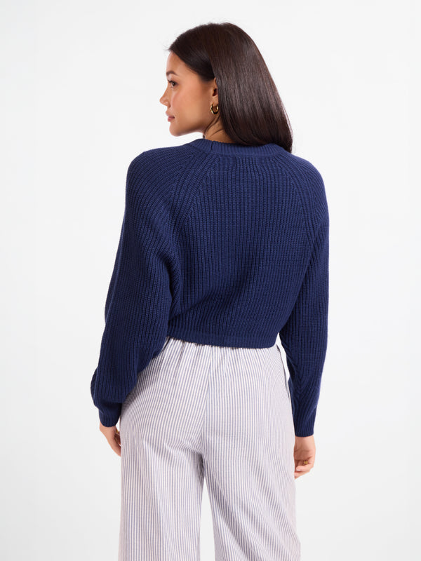 Calm Reader Pullover - back crop view