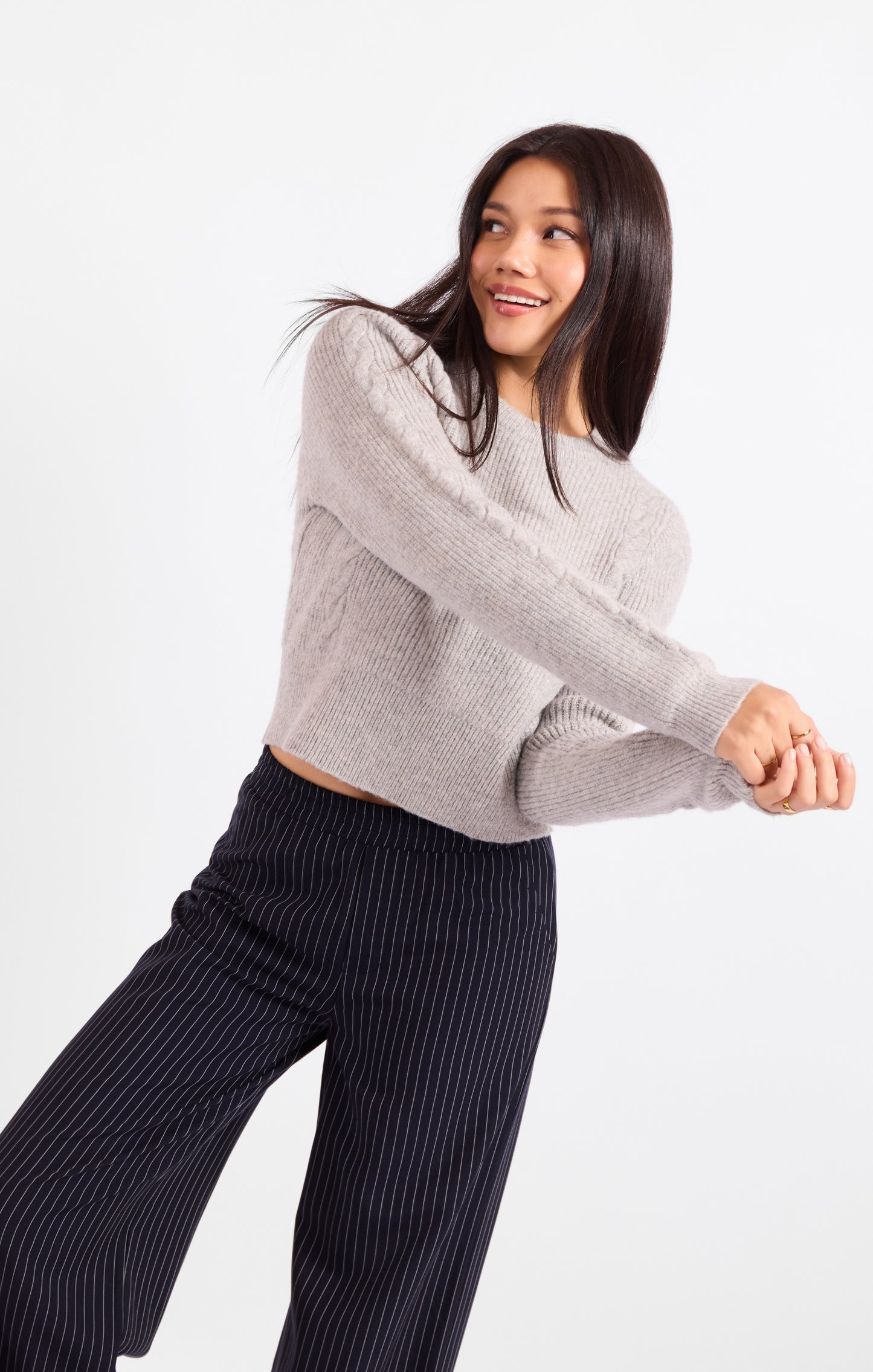 Bree Cable Knit Sweater