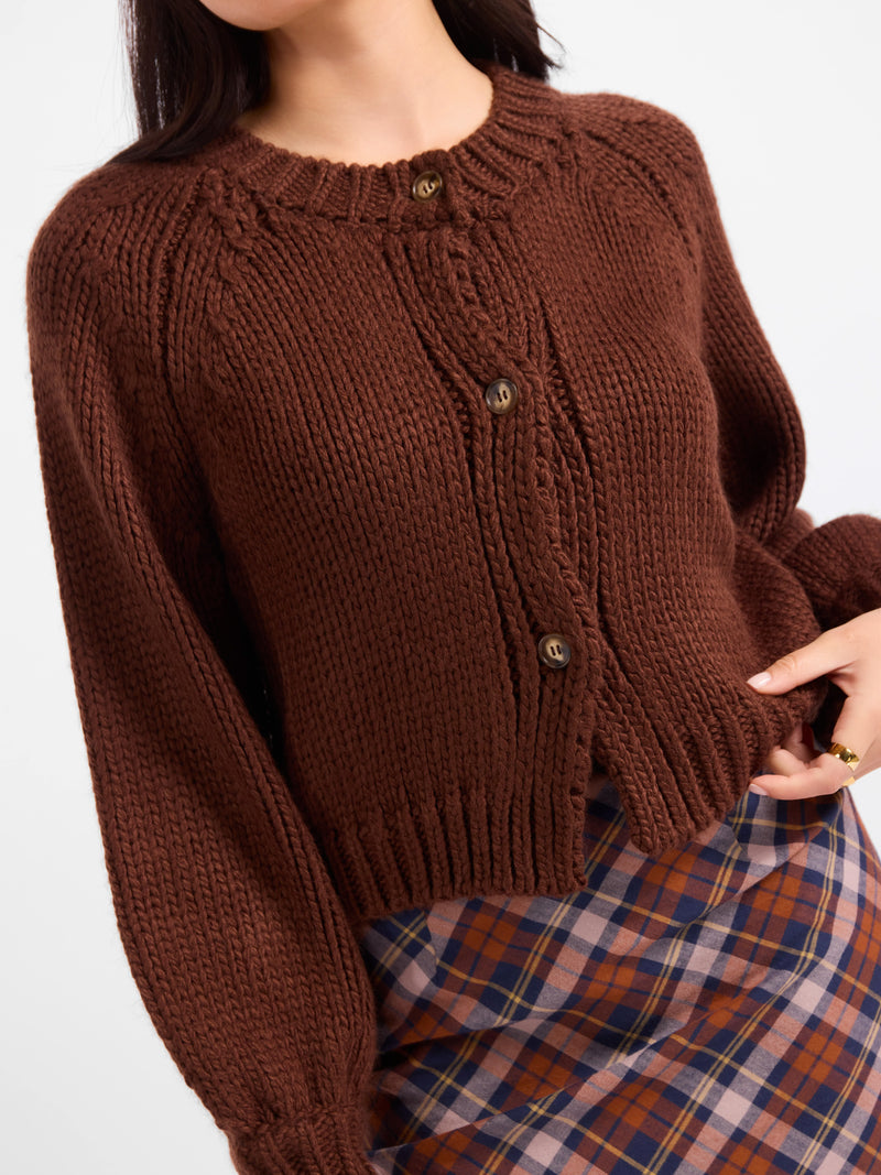 Dance More Buttoned Cardigan - detail view