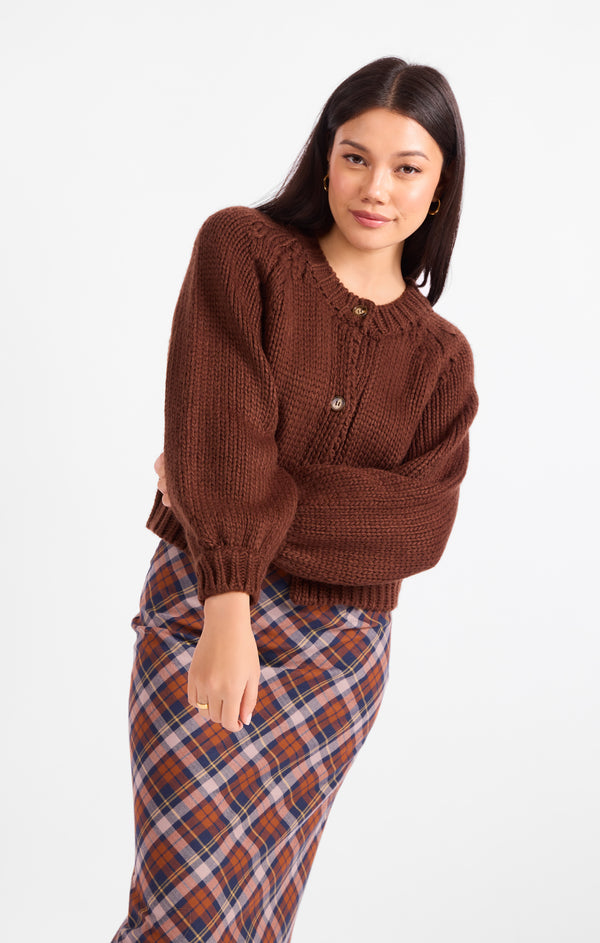 Dance More Buttoned Cardigan