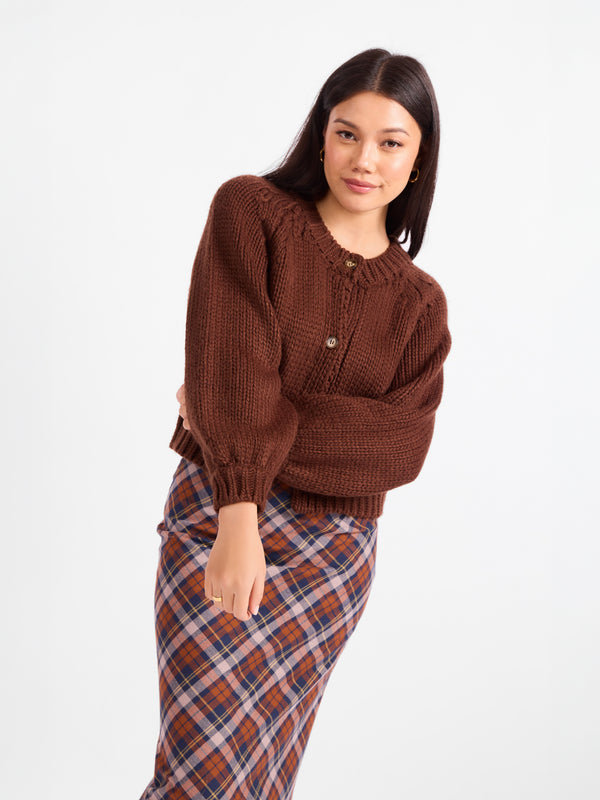 Dance More Buttoned Cardigan - mood image