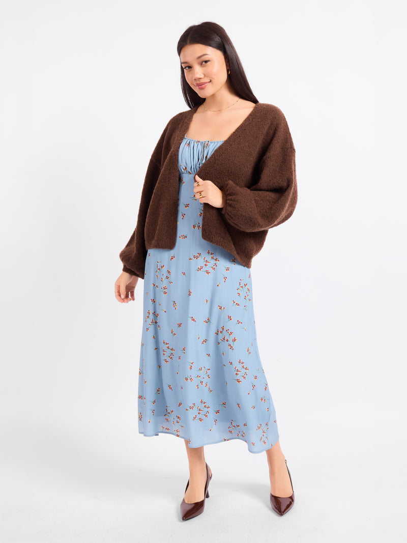 Marley Dolman Slv Sweater Cardi - front view