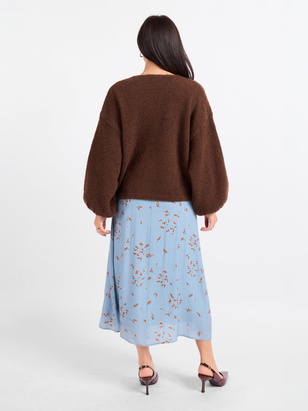 Marley Dolman Slv Sweater Cardi - back view