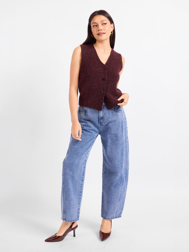 Warm Cider Sweater Vest - front view