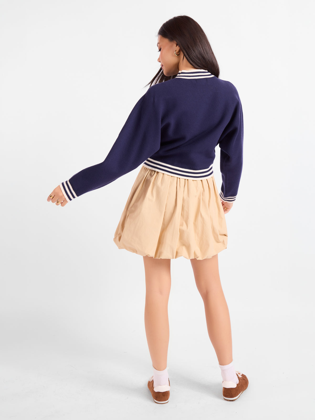 Gameday Dolman Sweater - back view