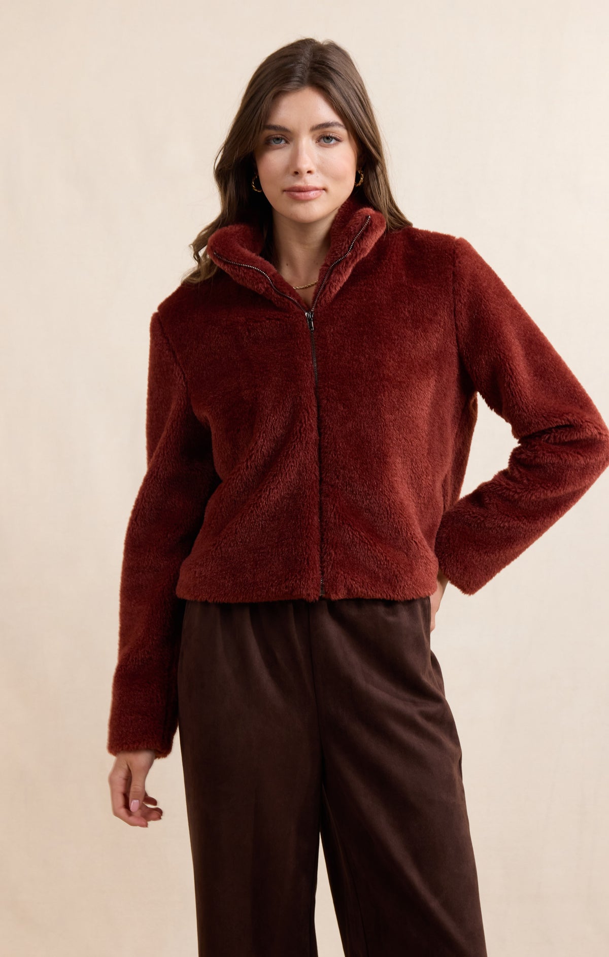 Teddy Faux Fur Jacket