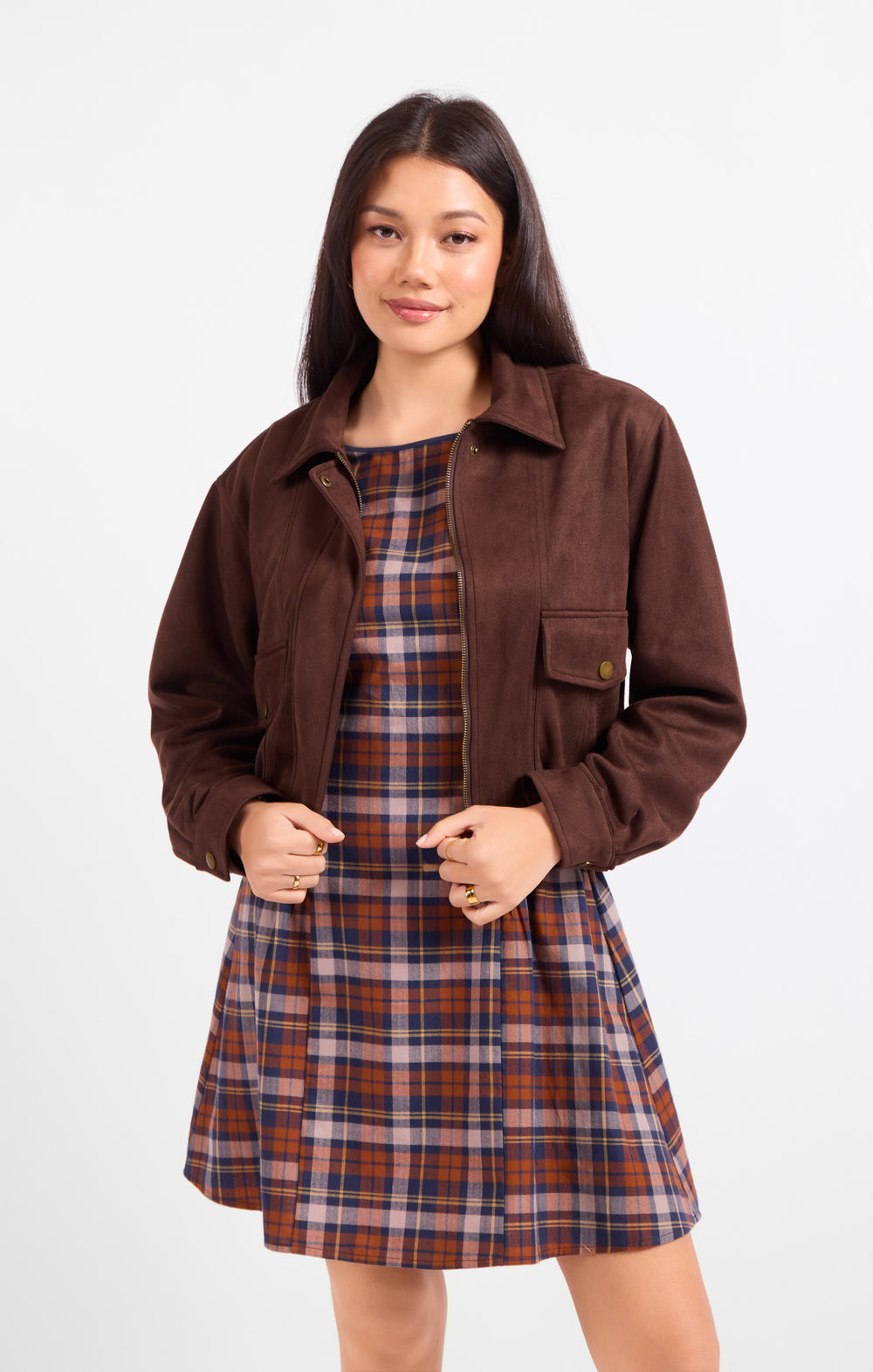 Risk Taker Faux Suede Jacket