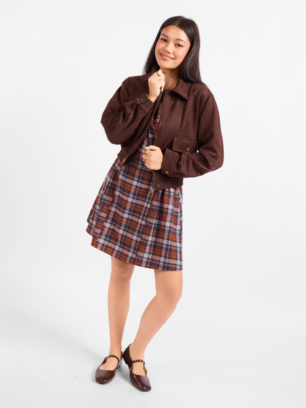 Risk Taker Faux Suede Jacket - mood image