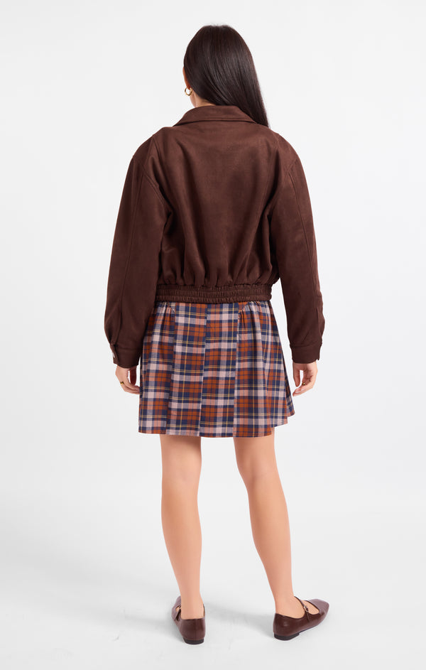Risk Taker Faux Suede Jacket