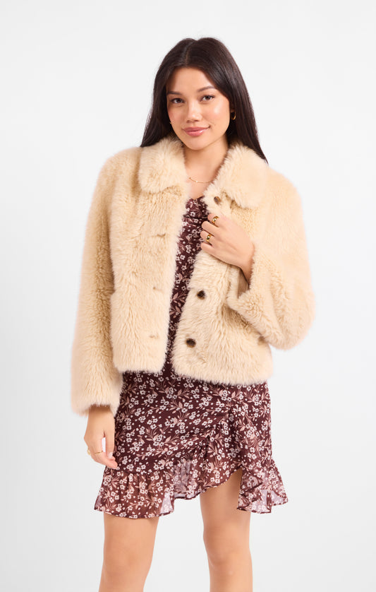 Calla Faux Fur Coat