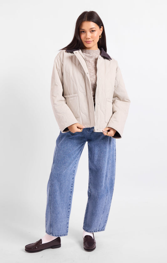 Chloe Quilted Barn Jacket