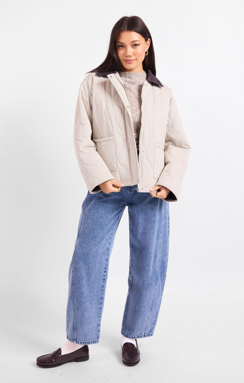 Chloe Quilted Barn Jacket