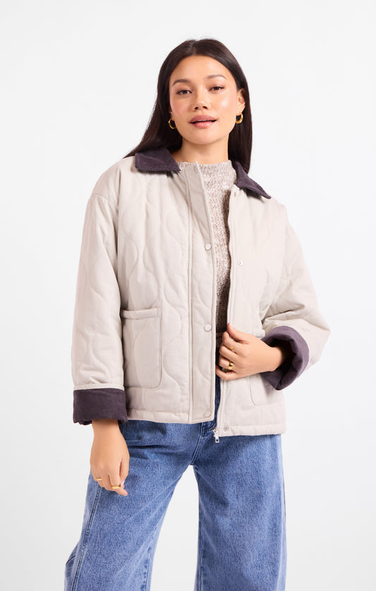 Chloe Quilted Barn Jacket