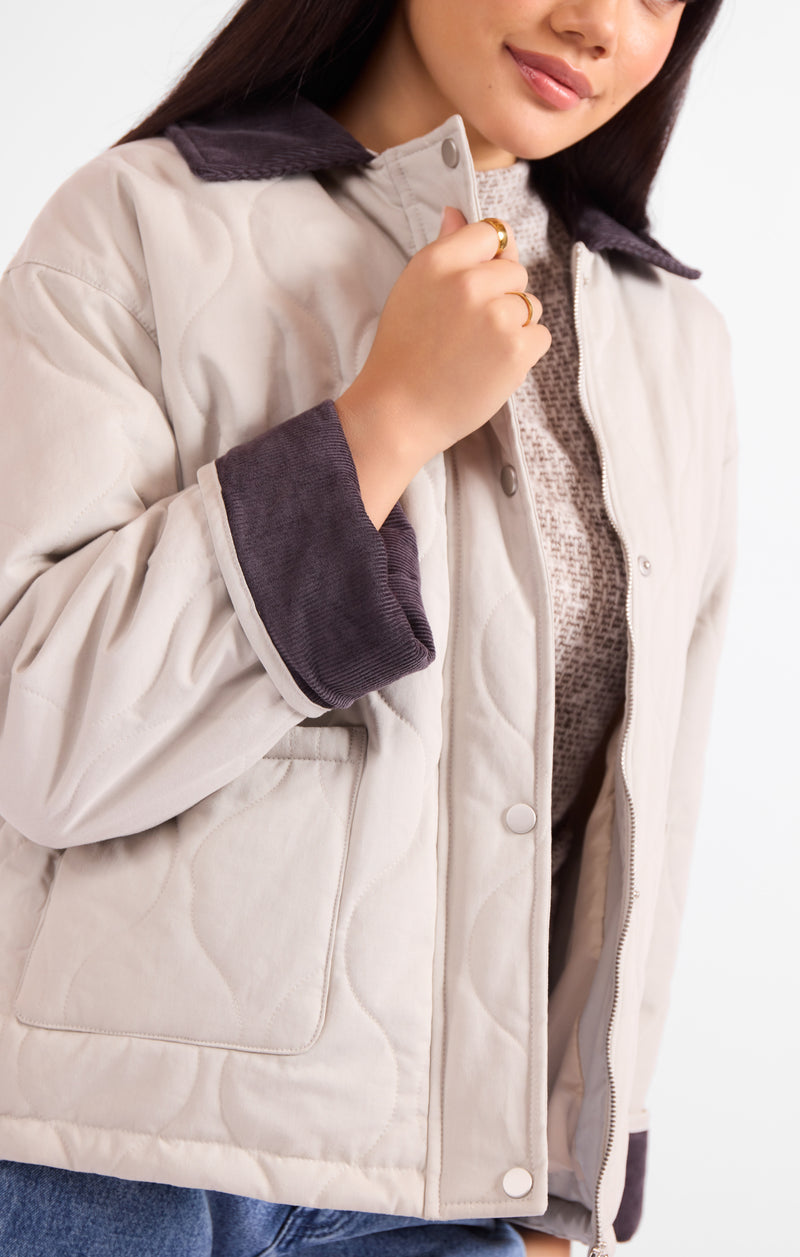 Chloe Quilted Barn Jacket