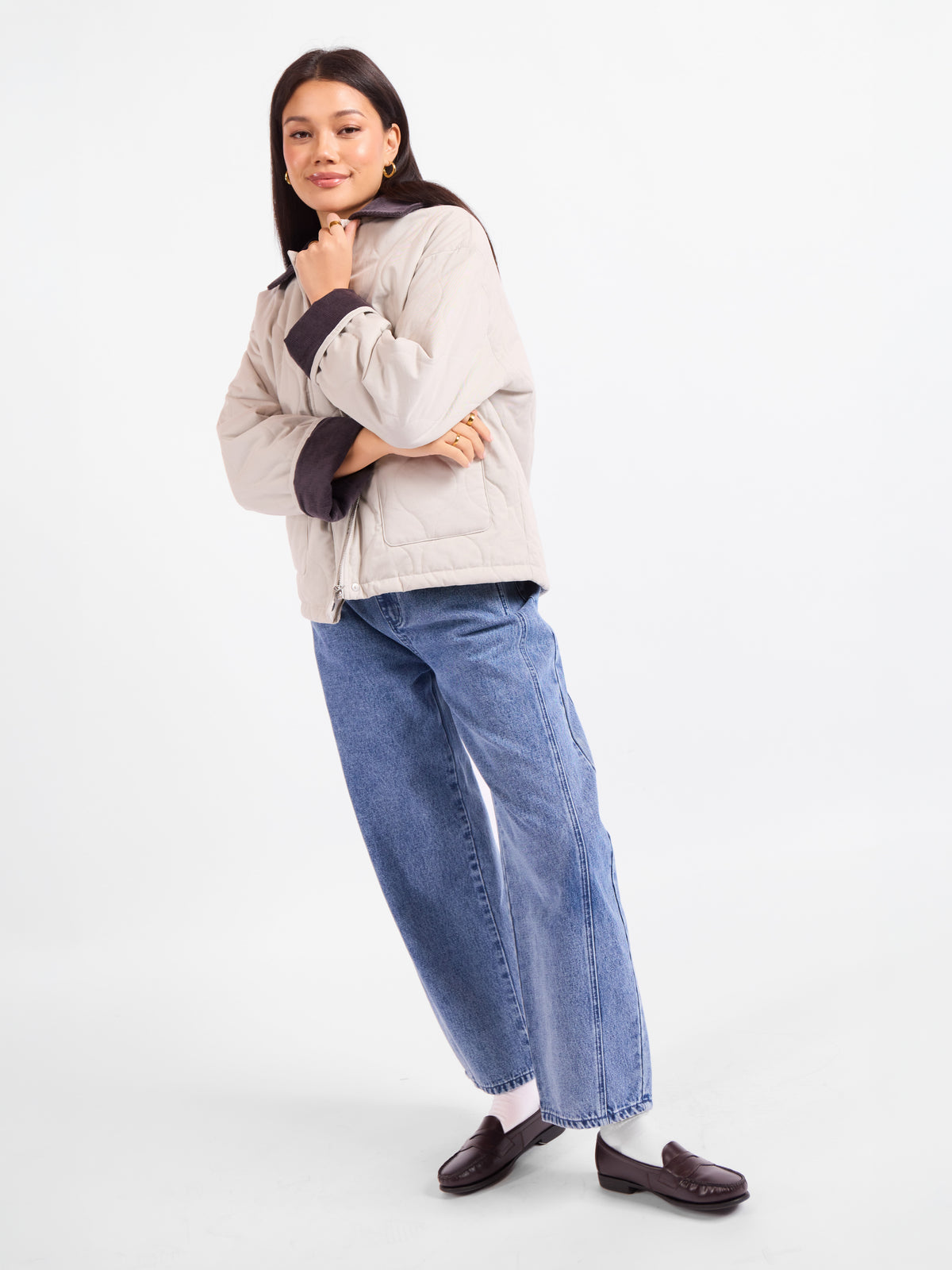 Chloe Quilted Barn Jacket - mood image