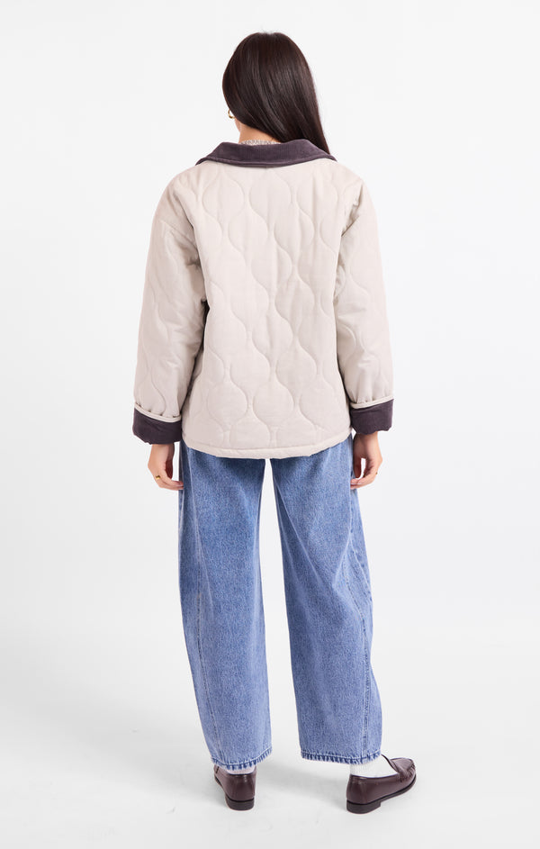 Chloe Quilted Barn Jacket