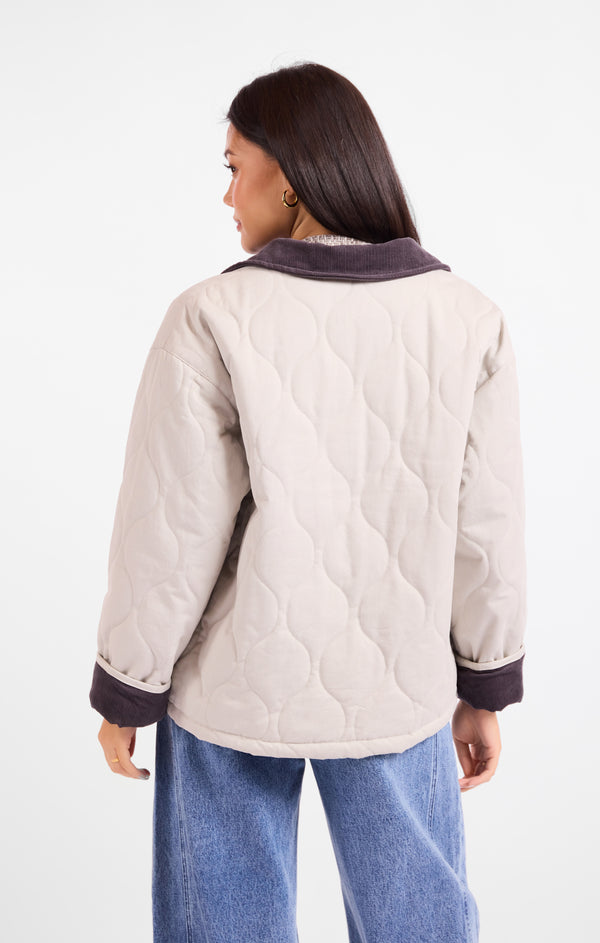 Chloe Quilted Barn Jacket
