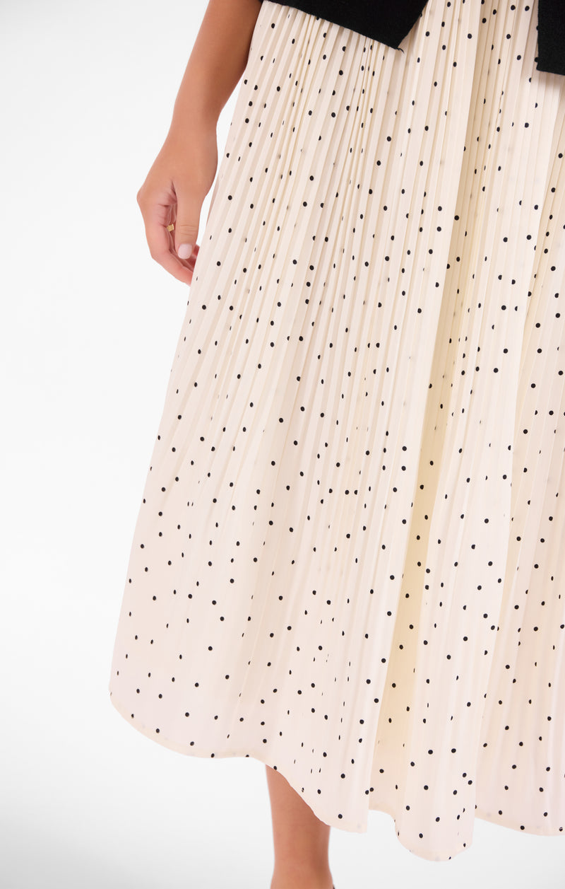 Letters Home Pleated Maxi Skirt