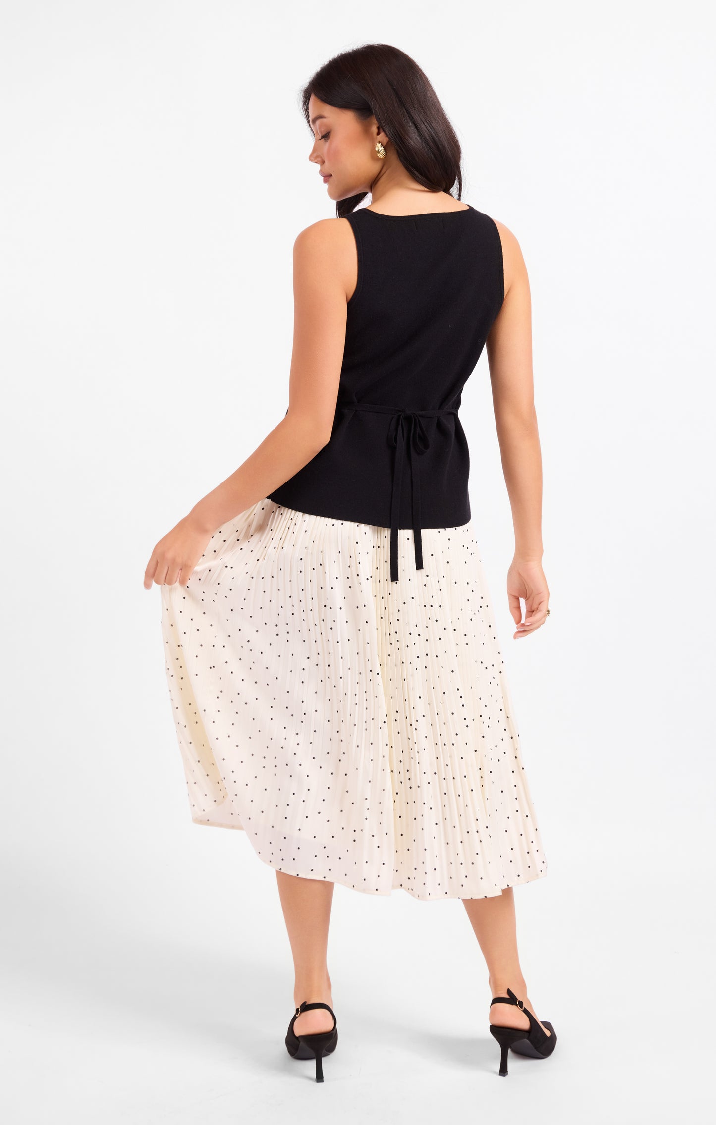 Letters Home Pleated Maxi Skirt