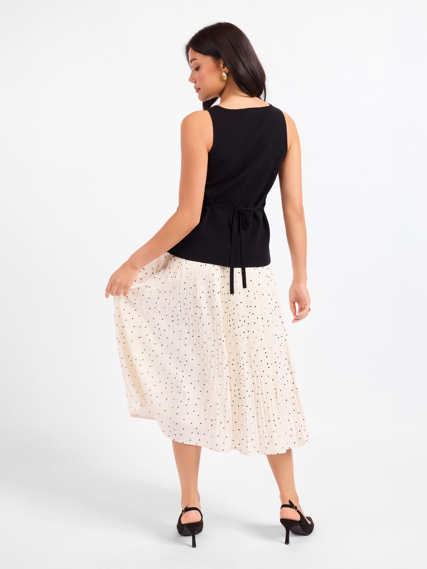 Letters Home Pleated Maxi Skirt