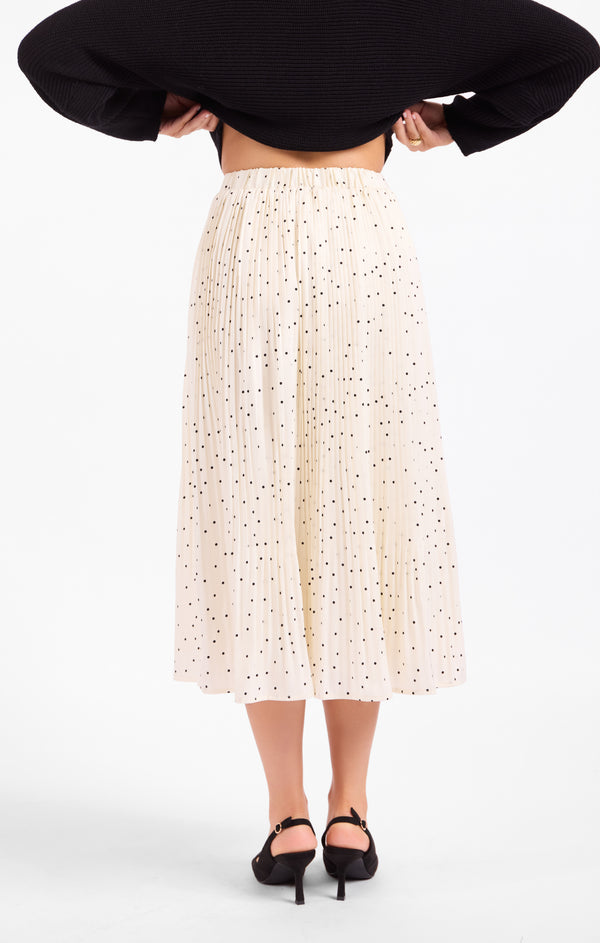 Letters Home Pleated Maxi Skirt