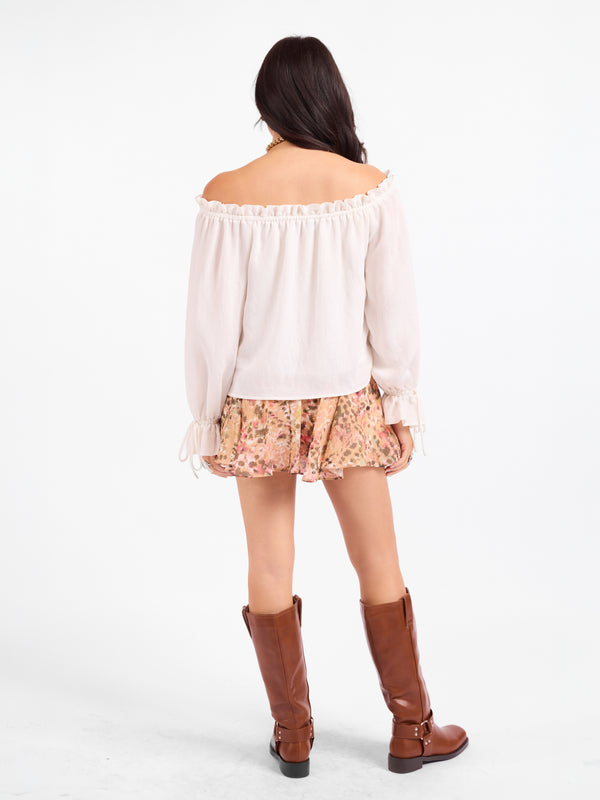 Sunset Canyon Mini Skort in Multi - back view