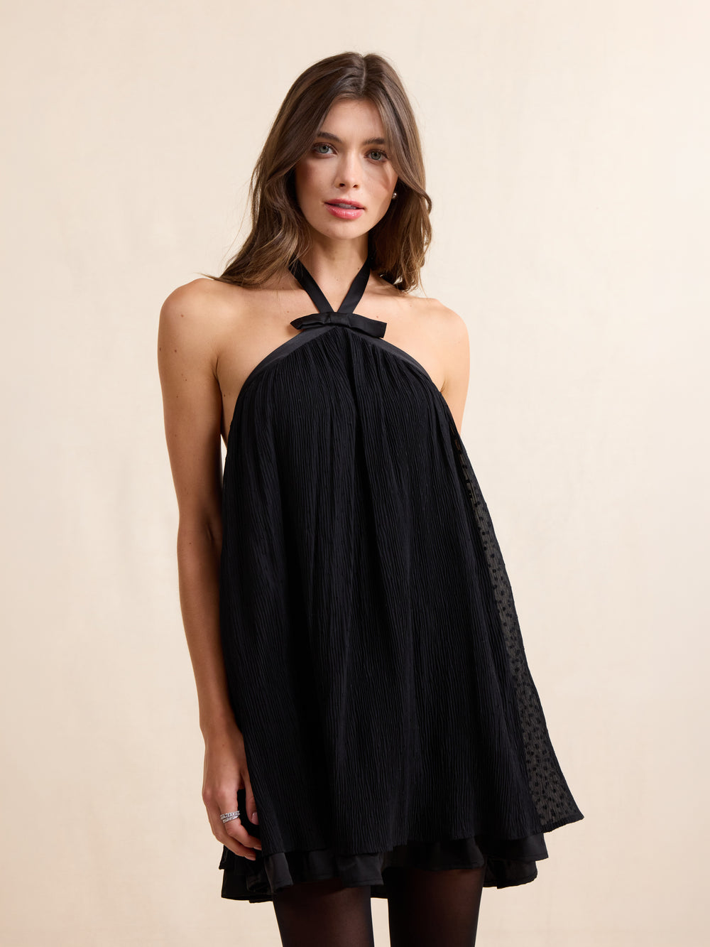 Nightcap Halter Mini Dress