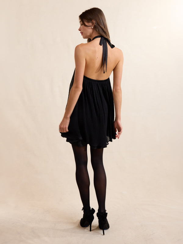 Nightcap Halter Mini Dress