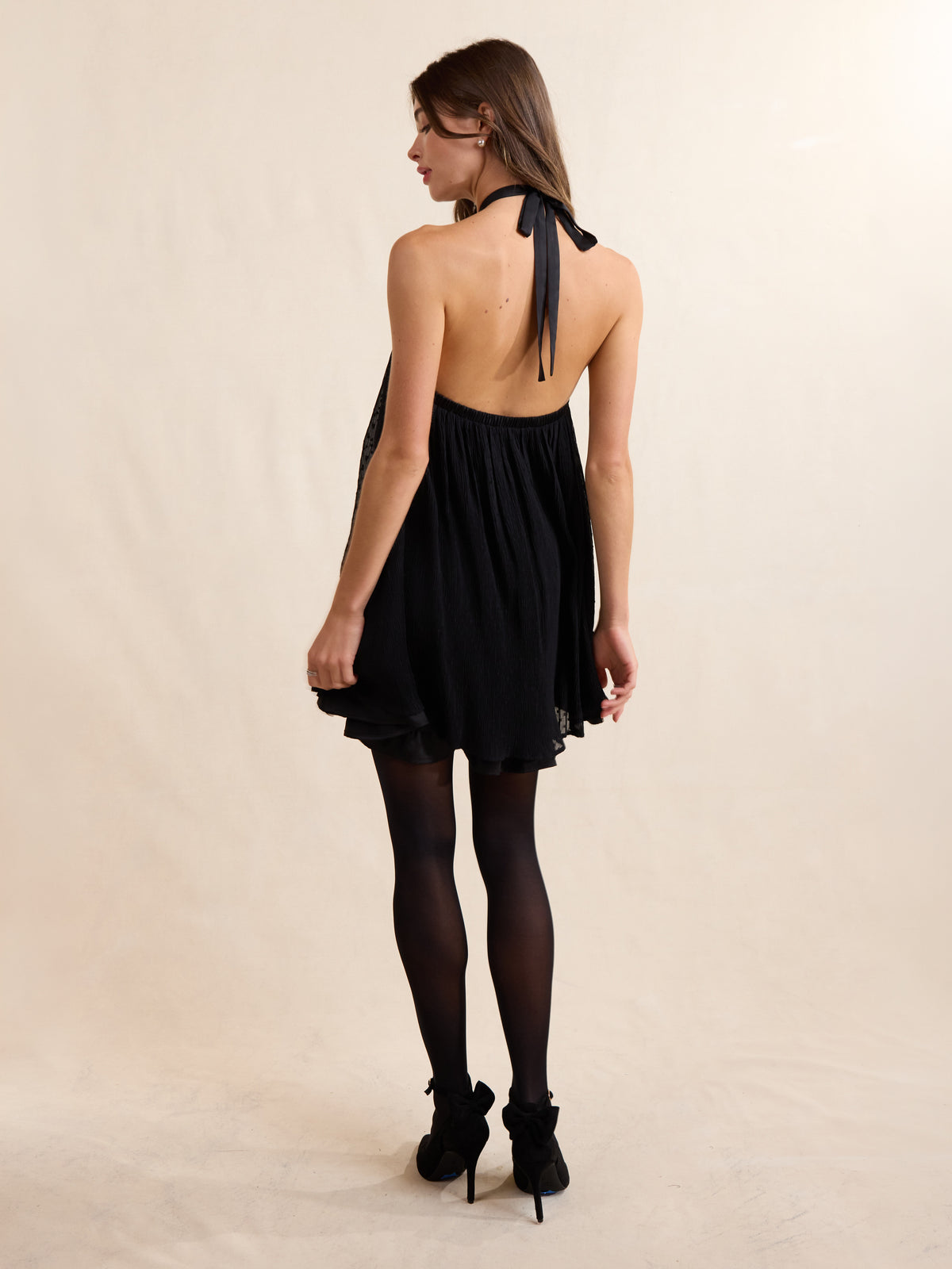 Nightcap Halter Mini Dress