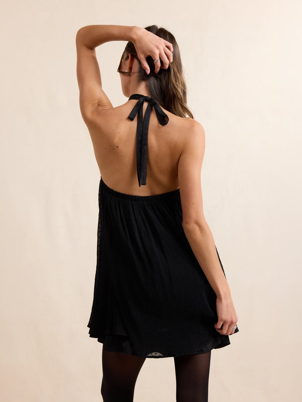 Nightcap Halter Mini Dress