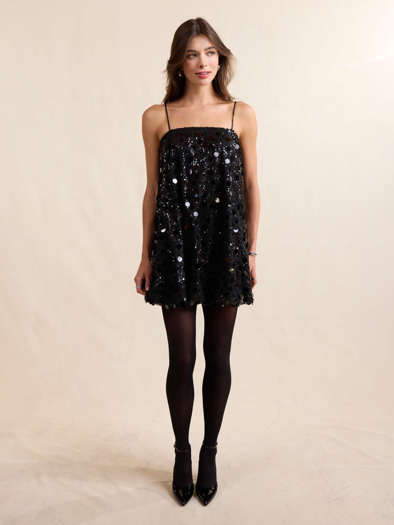 Sequin Dreams Bubble Mini Dress